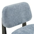 thumbnail image 5 of Roundhill Furniture Solara Modern Accent Chair with Solid Wood Frame, Blue, 5 of 11