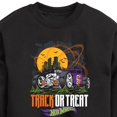 thumbnail image 3 of Hot Wheels - Halloween - Amusement Park In A Scary City - Toddler & Youth Crewneck Fleece Sweatshirt, 3 of 5