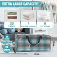 thumbnail image 4 of XiHAMA 6 Pack Extra Large Moving Bags with Zippers & Carrying Handles Backpack Straps, Heavy-Duty Storage Tote for Space Saving & Storage, Alternative to Moving Box, 4 of 6
