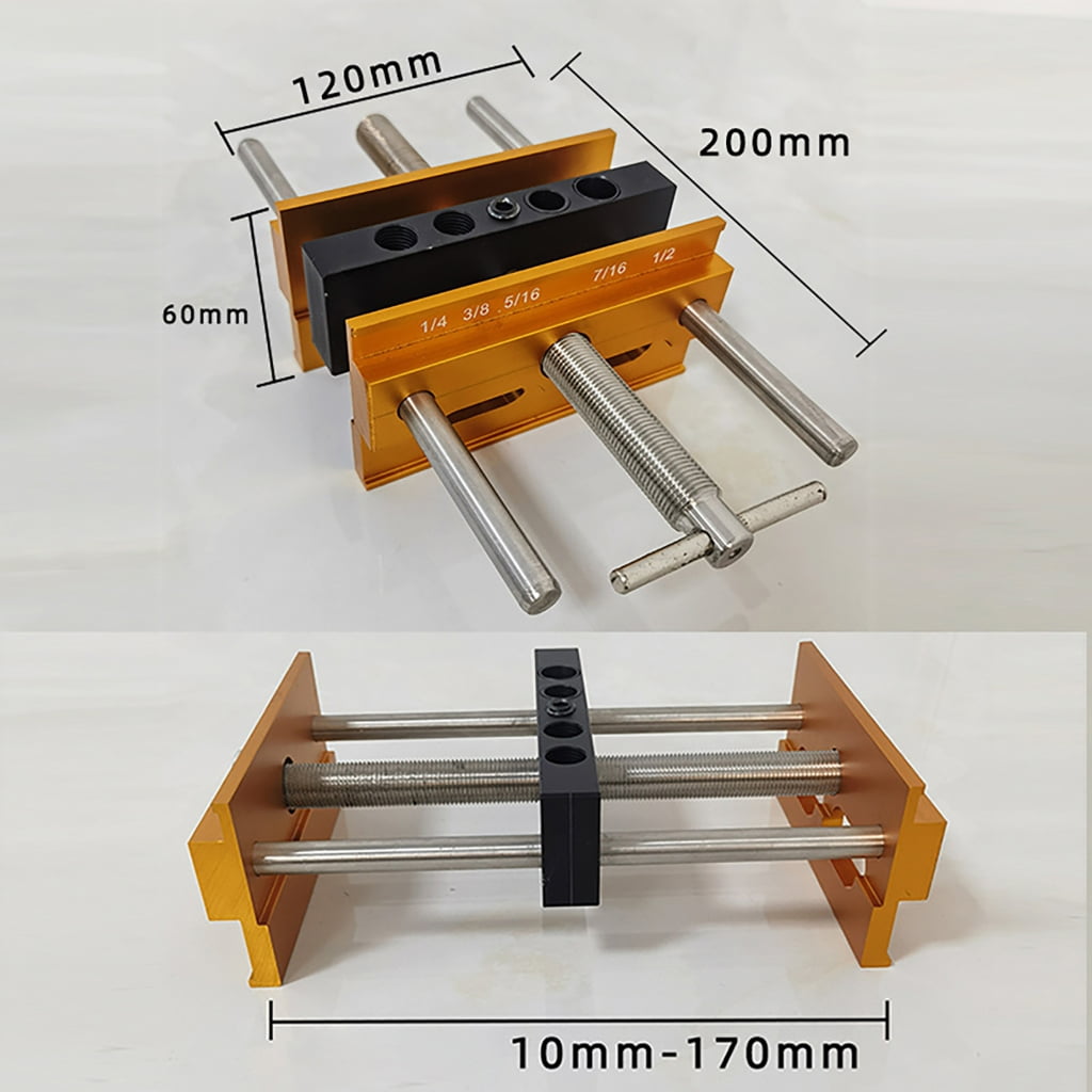 ZPAQI Professional Self Centering Dowelling Jig Wood Dowel Hole Drilling Guide
