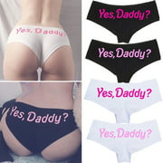 Women Yes Daddy? Underpants Seamless Lingerie Briefs Knickers Underwear Panties
