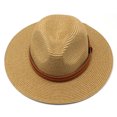 thumbnail image 5 of Cheers.US Straw Hat Sun Hat for Women Men Beach Cap Summer Hats UV Protection UPF50+, 5 of 5