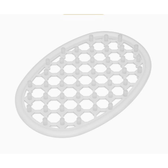 Parches de silicona for jabón (5 piezas) - No requiere perforación for jaboneras de baño, bandejas de jabón con drenaje, cajas de jabón con retención de agua