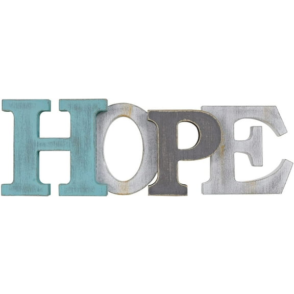 Hope Sign for Decor Wood Letter Tabletop Word Sign Wood Letter Freestanding Table Decor Rustic Home Decor Hope Wood Sign Cutout Wood Letter Wall Sign Wooden Home Decor Wood Hope Decorative Sign