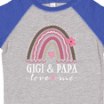 thumbnail image 4 of Inktastic Gigi and Papa Love Me Rainbow Girls Toddler T-Shirt, 4 of 5