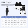 thumbnail image 4 of Balery Cat Meow Pijama para Hombre de Dos Piezas con Manga Larga, Conjunto de Dormir y Descanso Suave con Bolsillos-Small, 4 of 7