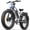 Arctic Silver, variant on 750W Dual Motor Electric Bikes for Adults with 48V 30AH Battery up to 60Miles Range 26" Fat Tire E-Bike 20 mph Max Speed E Mountain Bike, Dual Hydraulic Disc Brakes, Front Suspension, UL2849 by SGS