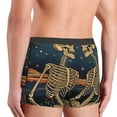 thumbnail image 4 of KLL Romantic Skeletons Under Moon Men's Cotton Boxer Briefs Underwear-X-Large, 4 of 7