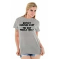 thumbnail image 5 of Britney Survived 2007 Funny Inspiring Women's Graphic T Shirt Tees Brisco Brands L, 5 of 5