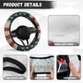 thumbnail image 4 of Uorisanigo American Flag 15 Inch Steering Wheel Cover Fashion Car Wheel Covers for Women Non Slip Car Steering Wheel Protector with Elastic Edge Replacement Car Accessories Gift for Friends, 4 of 8