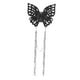 thumbnail image 5 of Pinza para el pelo con borla larga y mariposa, para mujer y niña Negro, 5 of 8