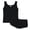 Black, variant on Pointelle Tank and Short Pajama Set (Women's Plus)
