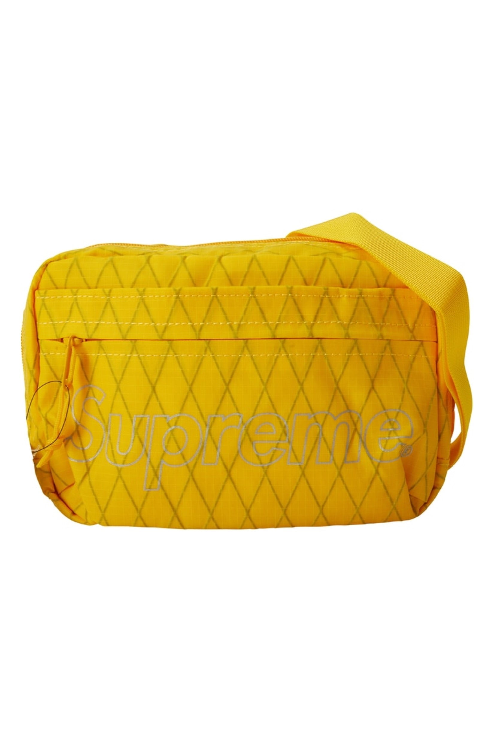 supreme yellow shoulder bag