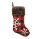 thumbnail image 1 of Yuarrent Rejilla Calcetín de Navidad Papá Noel Muñeco de nieve Pinup Imagen Árbol de Navidad Bolsa de regalo Inicio Calcetines de Navidad Colgante Kits de decoración para fiestas Copo de nieve Yuarrent HA069957-04, 1 of 6