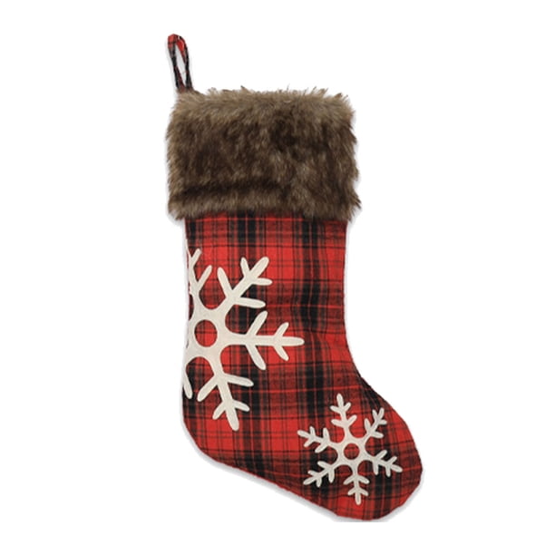 Yuarrent Rejilla Calcetín de Navidad Papá Noel Muñeco de nieve Pinup Imagen Árbol de Navidad Bolsa de regalo Inicio Calcetines de Navidad Colgante Kits de decoración para fiestas Copo de nieve Yuarrent HA069957-04