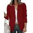thumbnail image 3 of Cindysus Womens Blazer Jackets Open Front Cardigan Long Sleeve Jacket Casual Office Blazers, 3 of 10