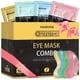 thumbnail image 1 of Set de mascarillas para ojos Maskiss de oro de 24 quilates, cafeína y ácido hialurónico, 50 pares, 1 of 9