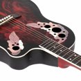 thumbnail image 3 of GZXS Glarry 41 Inch Full-Size Cutaway Acoustic-Electric Guitar Grape Voice Hole Spruce Top Round Back Sunset Red, 3 of 9