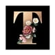 thumbnail image 1 of (B2875) Serie Pintura Y Caligrafía Con Letra T en Inglés Diamante Resina 30x30CM, 1 of 9