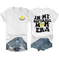 thumbnail image 4 of WILLBEST T-Shirt en Coton pour Femmes T-Shirt Décontracté Imprimé Col Rond Couleur Unie Manches Courtes 3822, 4 of 4