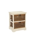 thumbnail image 3 of SAFAVIEH Jackson Rustic Nautical 2 Drawer Storage Unit, Barley/Cane, 3 of 5