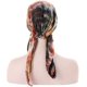 thumbnail image 2 of Paquete de 3 pañuelos para la cabeza para quimioterapia para mujer, gorros suaves preatados para el cáncer, bufandas, gorros, turbante Hs, 2 of 2