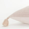 thumbnail image 4 of Rizzy Pillow Knife Edged Woven Pillow Blush 17"x17"x9", 4 of 6