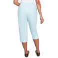 thumbnail image 2 of Alfred Dunner Womens Petite Heat Set Embroidered Capri, 2 of 4