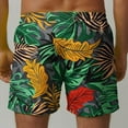 thumbnail image 6 of Miqool Mens Swim Trunks with Pockets, Quick Dry Swim Shorts Hawaiian Tropical Print Summer Holiday Beach Board Shorts Swimwear Bathing Suits, 6 of 6