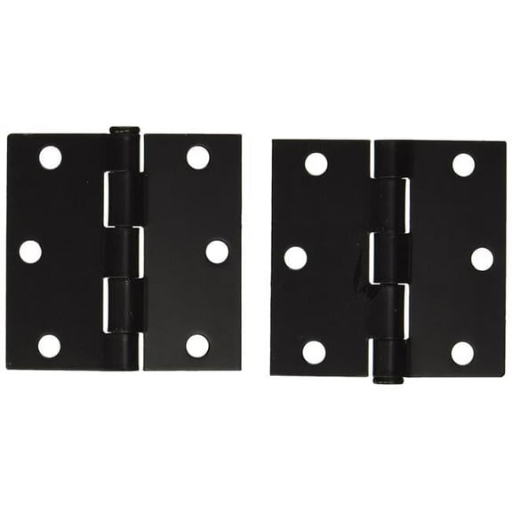 3 x 3 in. Square Hinge Steel - Oil Rubbed Bronze