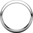 thumbnail image 2 of Platinum 6mm Half Round Band - Size 9, 2 of 9