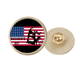 thumbnail image 1 of Broche de oro metálico circular de los Estados Unidos, 1 of 3