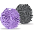 thumbnail image 1 of wonima11 Body Scrubber, Silicone Body Scrubber, Silicone Loofah, Body Scrub Brush for Effective Showering Exfoliation, Travel Loofah for Women & Men for Delicate Skin (Gray+Purple), 1 of 1