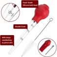 thumbnail image 2 of Turkey Basters for Cooking Stainless Steel Turkey Baster Injector Set with Silicone Suction Bulb - Includes 2 Detachable Needles and Cleaning Brush (RedRed), 2 of 7