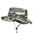 thumbnail image 2 of Camping Fun Patched Washed Hunting Hat - City M, 2 of 5