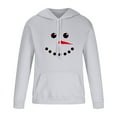 thumbnail image 1 of Hommes Décontracté Imprimé de Noël Pull à Manches Longues Sweat à Capuche, 1 of 5