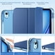 thumbnail image 3 of Funda para iPad Air de 11 pulgadas MoKo M3/M2 2025, delgada, triple, azul marino, 3 of 9
