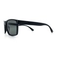 thumbnail image 6 of Mens Tempered Glass Lens Rectangle Sport Horn Rim Plastic Sunglasses Shiny Black - Black, 6 of 8