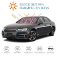 thumbnail image 4 of Kdxio rock Skull record Print Windshield Sun Shade, Foldable Sun Blocker for Car,Truck,SUV Automotive Interior Sun Protection,Reflective Shade for Front Windshield(Medium), 4 of 6