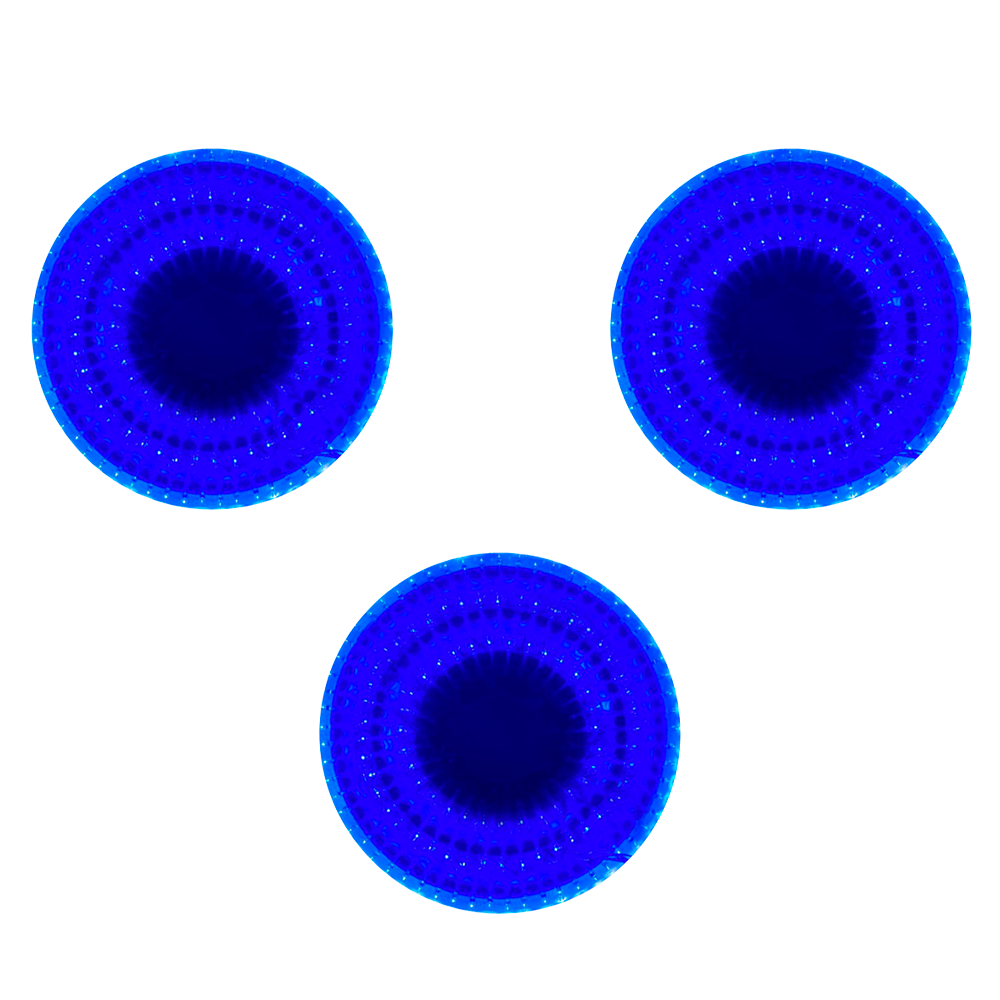 Serie Decorativa Paquete 3 Pz Luz Led Azul Musical 140 Focos 8 ...