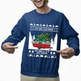 thumbnail image 2 of Christmas Sweatshirt, I Just Want to Go Camping Christmas Sweatshirt, Funny Holiday RV Ugly Sweater, Campfire & Camper Crewneck for Adventurers & Campers, 2 of 5