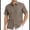 Fossil, variant on Men's Short Sleeve Button Up Guayabera Shirt - White - M
