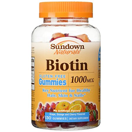 Sundown Naturals Biotin Gluten Free 1000 Mcg Assorted Flavors