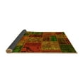 thumbnail image 2 of Ahgly Company Indoor Rectangle Oriental Yellow Modern Area Rugs, 7' x 9', 2 of 4