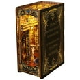 thumbnail image 2 of Wooden Puzzle Bookend DIY Book Nook Kit Decorative Bookend Mold Magic Dollhouse Stand Bookshelf Insert Personalized Assembled Book Stand Creative 3D Bookend Building Set with Light, 2 of 11