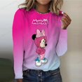 thumbnail image 1 of Disney Stitch 3d Women's Long Sleeve T-shirt Cartoon Mickey Mouse Print Round T-shirt Women's Short Sleeve Cartoon T-shirtloverM Gao Jinjia LED, 1 of 2