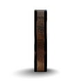 thumbnail image 2 of Exotic Dark Walnut Wood Twin Inlay Black Titanium Wedding Band, 4mm, Size 12, 2 of 4