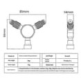 thumbnail image 2 of Gas Tank Distributor For Converts 1 Tank To 2 Interfaces For Outdoor Cooking And Lighting, 2 of 4