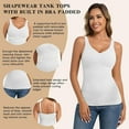 thumbnail image 4 of ANYFIT WEAR Shapewear Camisole with Built in Bra Compression Halter Tops for Women Tummy Control Body Shaper Tank Top, 4 of 8