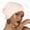 Beige, variant on Adjustable Headband Drawstring Underscarf Cap for Women - Solid Color, Soft Stretch Breathable Hair Cover, Chemo Head Cap, Hijab Inner Base Hat for Daily Sleep, Pink, Under $4